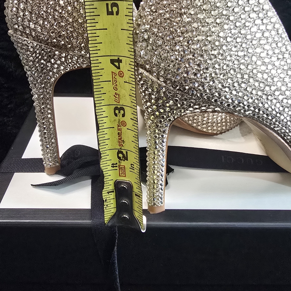 Gianni Bini Sparkling Silver Heels